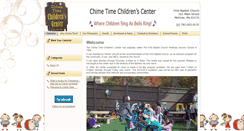 Desktop Screenshot of chimetimechildcare.com